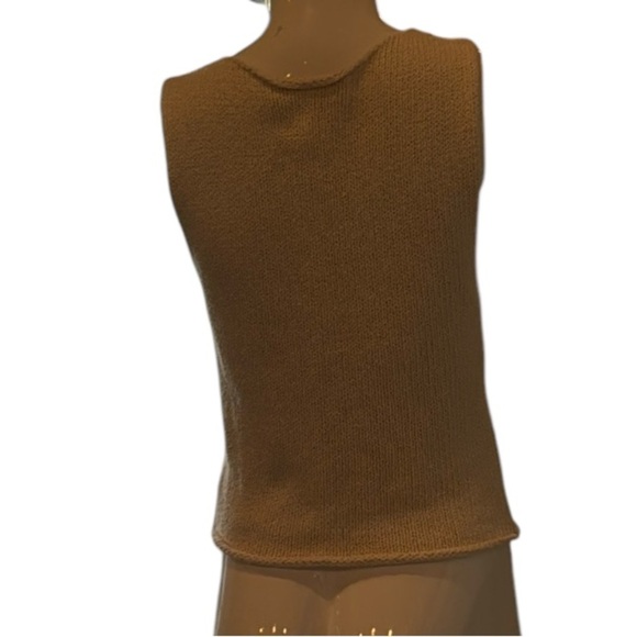 Line and Dot Renegade Ivory Cotton Knit Vest or Top Size Small - Picture 10 of 12